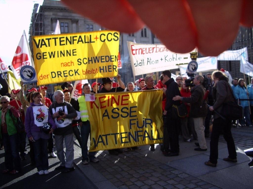 Aktion vor dem Bundesrat